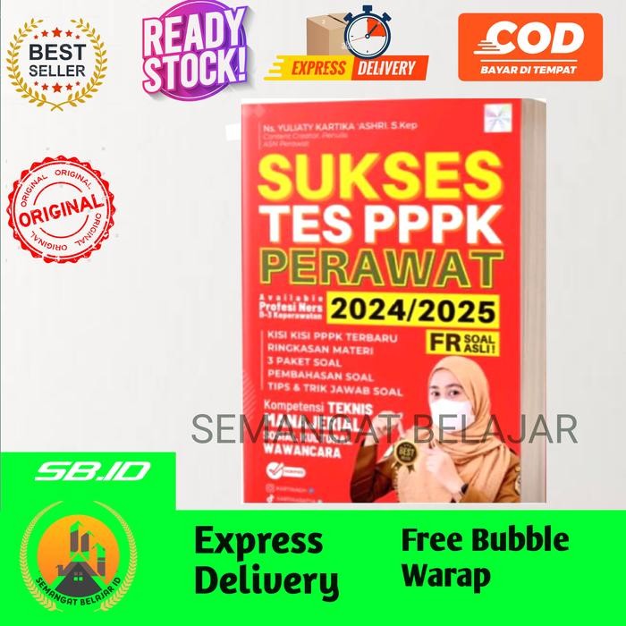 TERLARIS BUKU SUKSES TES PPPK PERAWAT 2024- 2025 / BUKU PPPK PERAWAT TERBARU