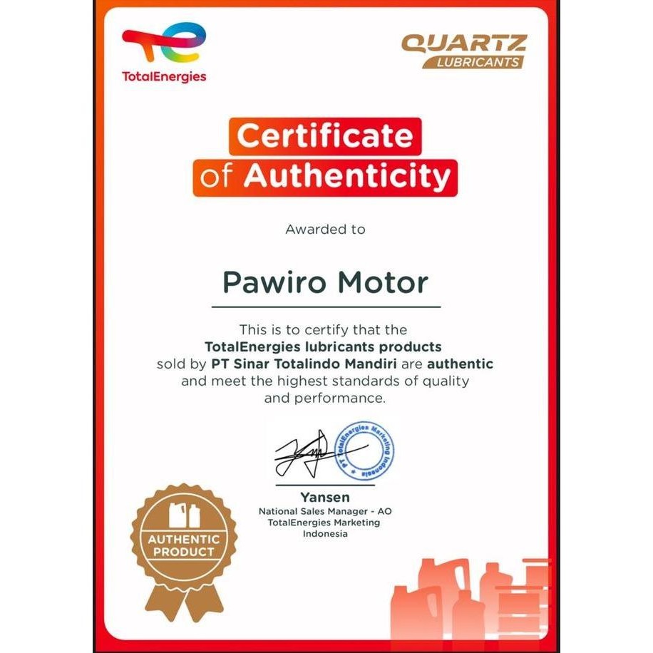 Oli Mesin Mobil TOTAL Quartz 7000 5w30 5-30 Api SP 1Lt