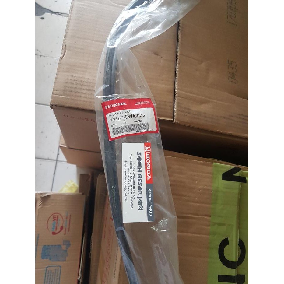 Terpopuler Karet List Moulding Kaca Depan Crv Re 2007 - 2012 Asli