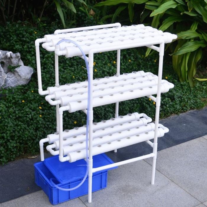 Instalasi Hidroponik 108 Lubang Tanam Paket Lengkap