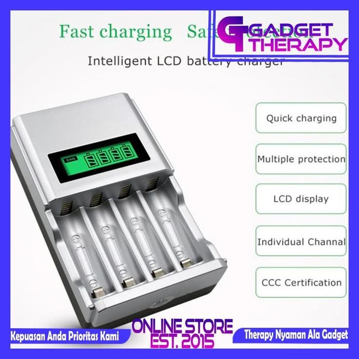 Taffware Fast Charging Charger + Baterai Tamiya Mainan Aa Casan Batre