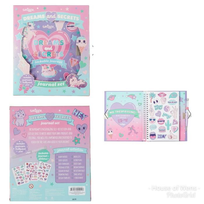 

Smiggle Dreams And Secrets Journal Set