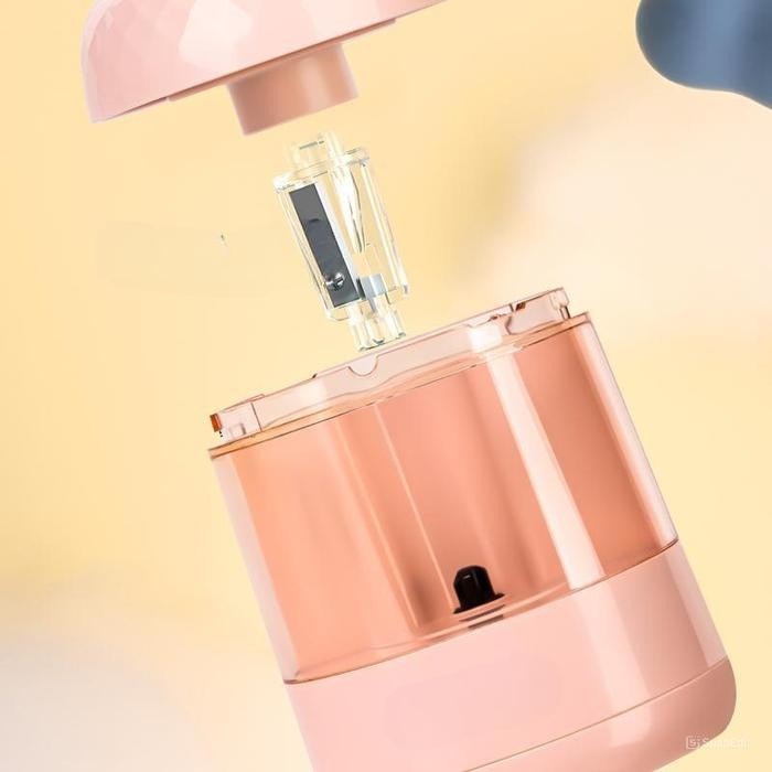 

Deli Rautan Pensil Elektrik Otomatis / Electric Pencil Sharpener Lucu Pink Hijau VA100 Alat