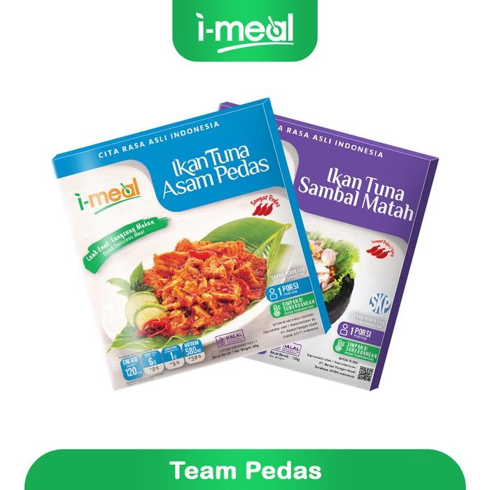

Diskon! Promo I-Meal Ikan Tuna Asam Pedas + Sambal Matah 200G