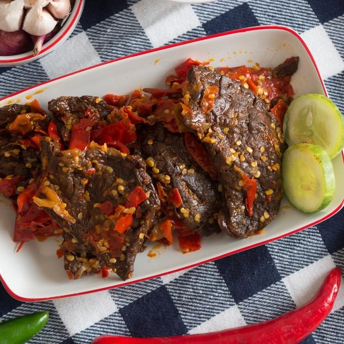 

Diskon! Promo Paru Rica Balado Restu Mande 300Gr Makanan Padang Instan
