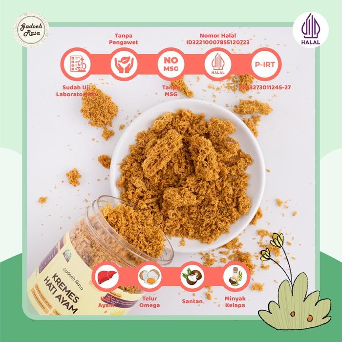 

Diskon! Promo Gadoeh Rasa Combo Set Toples Besar Kremes Hati Ayam Abon Ayam