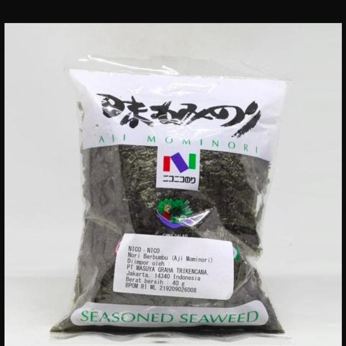 

Diskon! Promo Nico Nico Aji Momi Nori Rumput Laut Berbumbu Jepang 40Gr