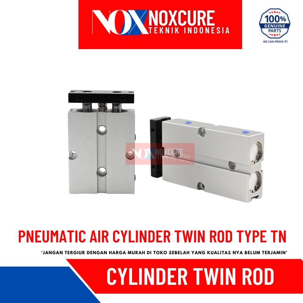 TN 25 X 20 Pneumatic Cylinder Twin Rod / Cylinder Pneumatic TN 25X20