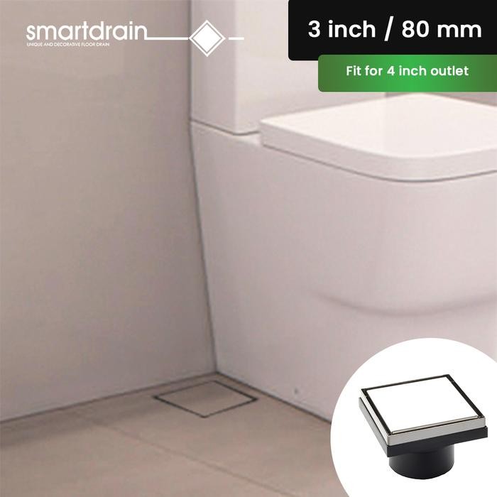 TERBARU SMART DRAIN 20/80MM FLOOR DRAIN STAINLESS STEEL TERMURAH