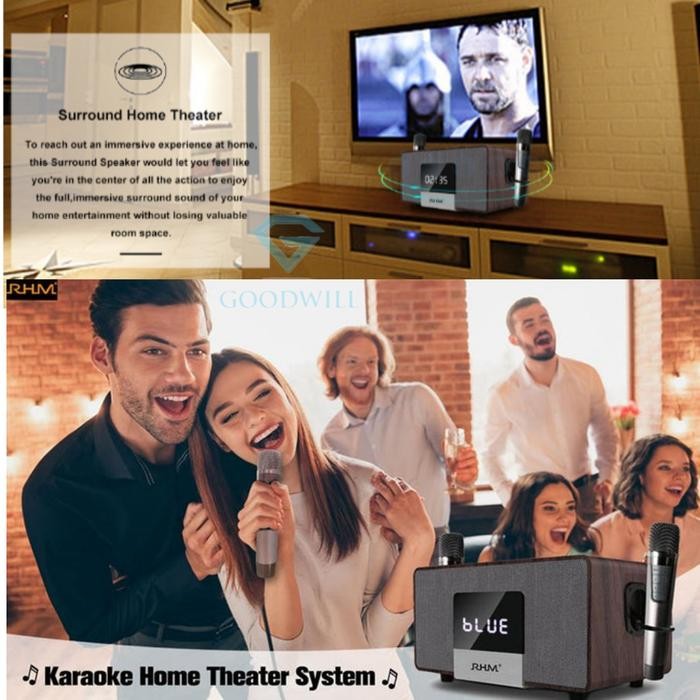 Karaoke Speaker Portabel / Karaoke Home Theatre System RHM RM-K222