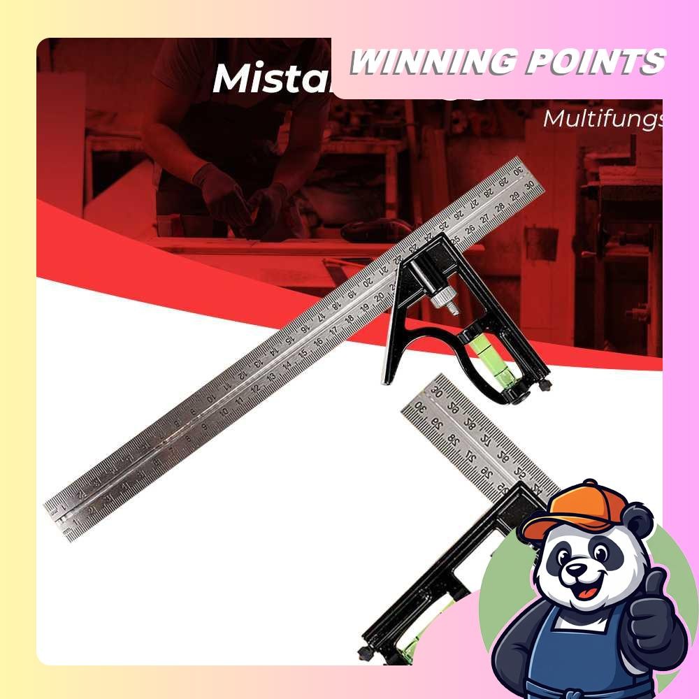 

Mistar Penggaris Siku Adjustable Angle Ruler Waterpass 305mm - ZEAST