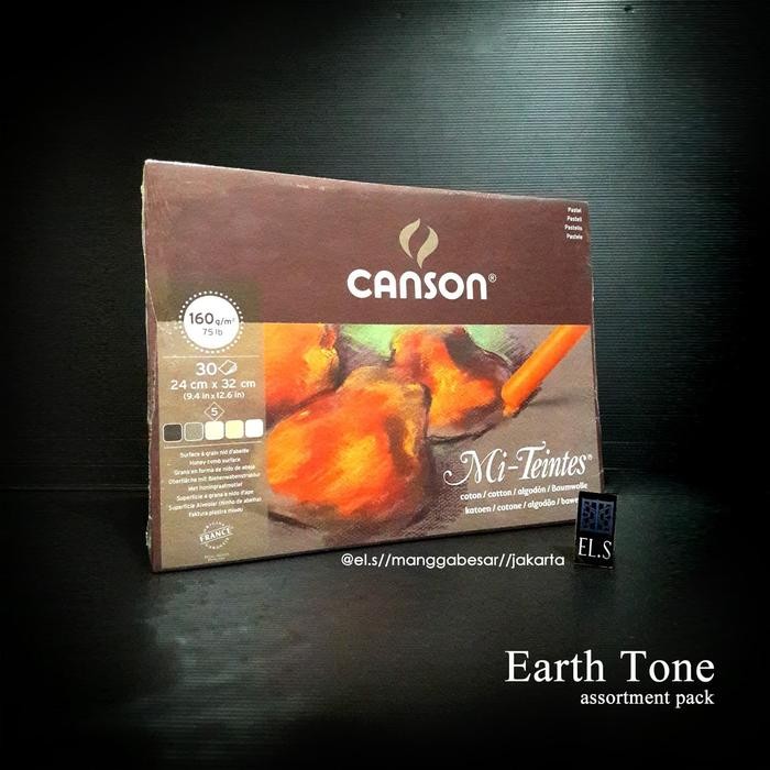 

Canson Mi-Teintes Earth Tones Assortment Pastel Pad 24 X 32