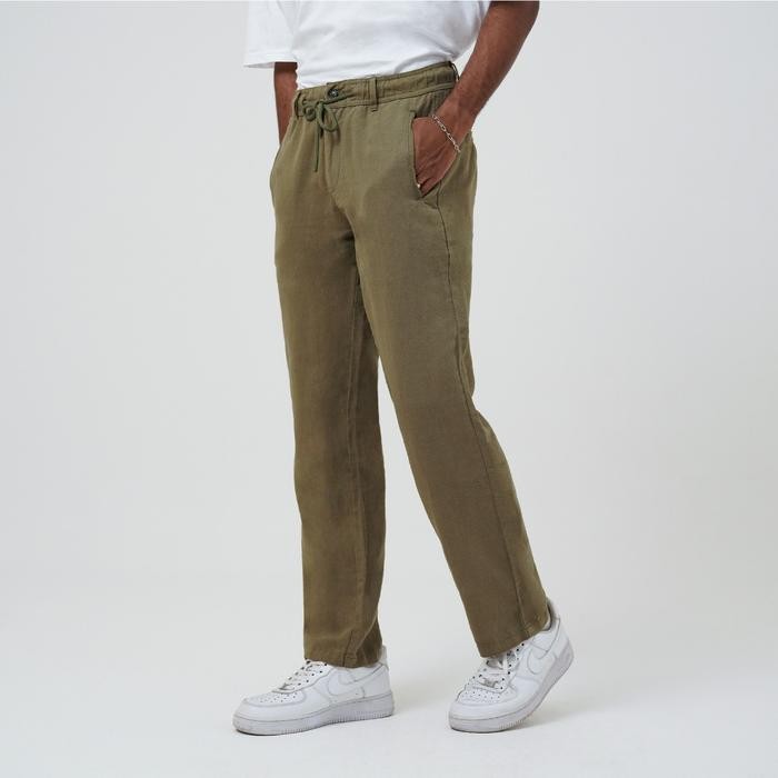 ASLI CELCIUS Celana Trouser Panjang I31000222C Olive READY STOCK