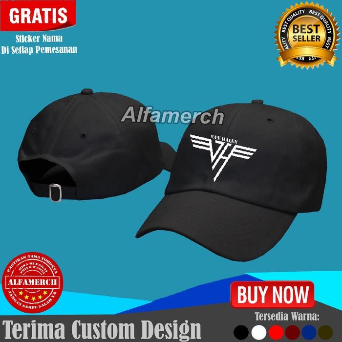 ASLI TOPI BASEB VAN HALEN HEN KEREN ALFRCH READY STOCK
