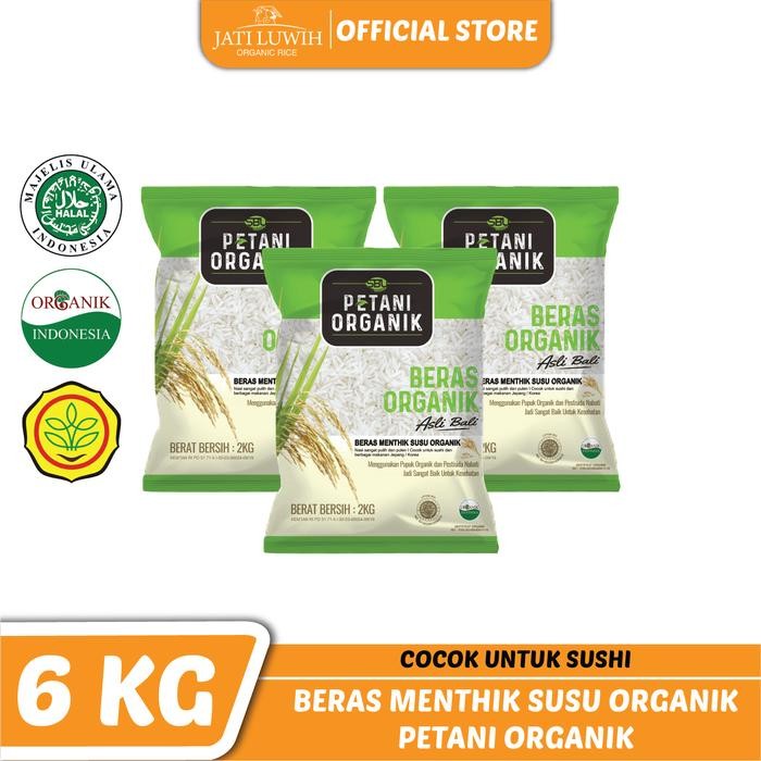 

Promo Terlaris Beras Menthik Susu Petani Organik Bundling 6kg / Cocok Untuk Sushi Ready