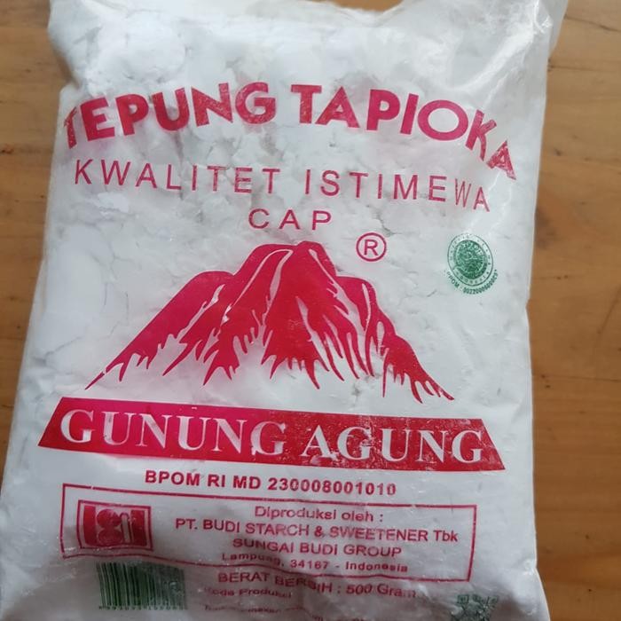 

Promo Terlaris tepung tapioka gunung agung 500gr Ready
