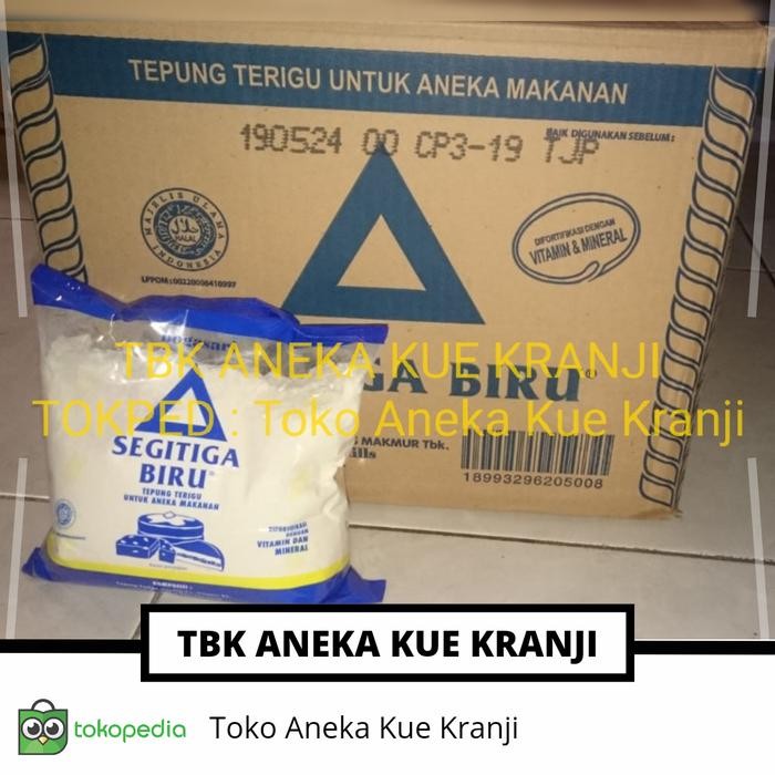 

Barang Terlaris Tepung Terigu Segitiga 500 grx20 pc/1 dus/via gojek Ready