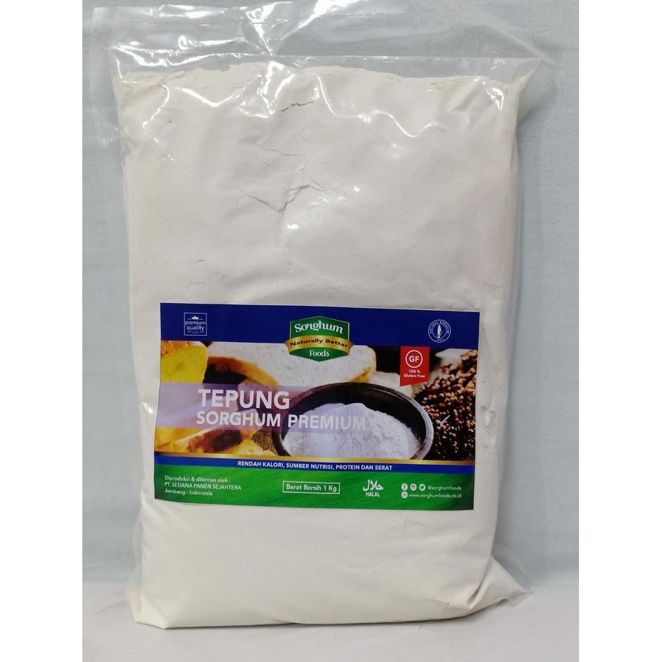 

Promo Terlaris Sorghum Foods - Tepung Sorgum Premium - 1 kg Ready