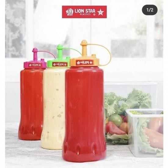 (Allthebest) Botol Saos Lion Star Bistro 1L 1000ML Botal Sambal Saus Botol Kecap