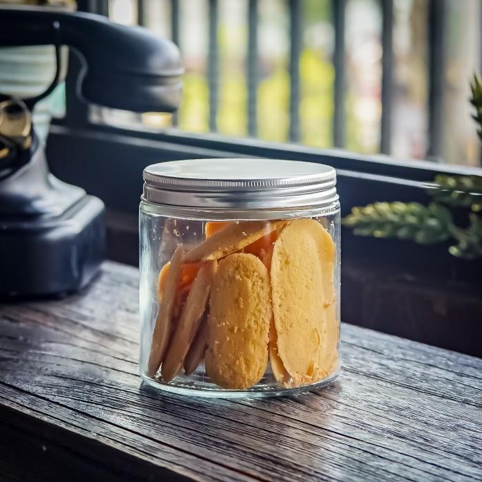 (Allthebest) Toples Kaca Botol Kaca Jar 500 ML