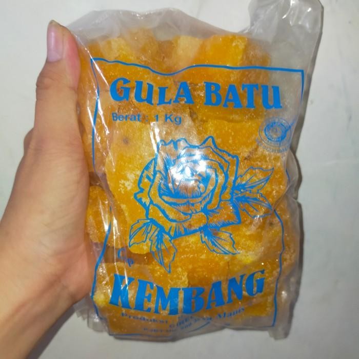 

(Allthebest) Gula Batu Madu Cap Kembang Khas Kota Cirebon Kemasan 1 Kg