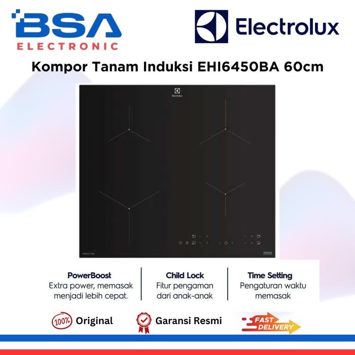 Hot Sale Electrolux Ehi6450Ba Kompor Induksi 4 Tungku Kompor Tanam Listrik 60Cm