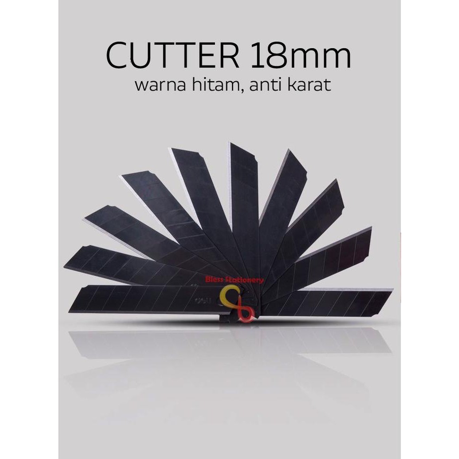 

ID ISI CUTTER BESAR HITAM DELI ISI ULANG CUTER BESAR HITAM BLACK CUTTER BLADE REFILL ISI KATER ISI
