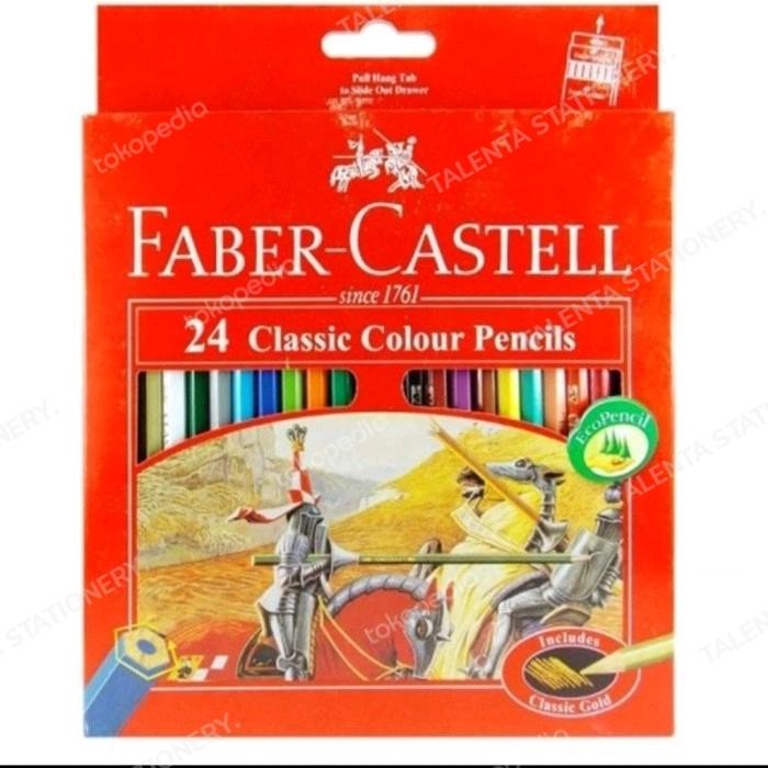 

ID PENSIL WARNA FABER CASTELL 24 PANJANG CLASSIC
