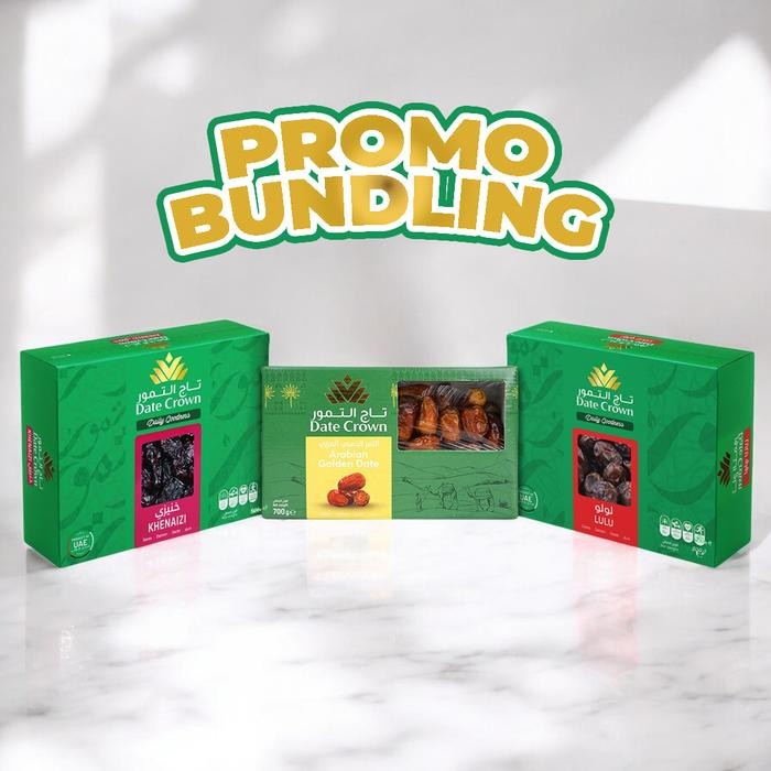 

ASLI Bundel Kurma Premium Date Crown 500 Gr READY STOCK