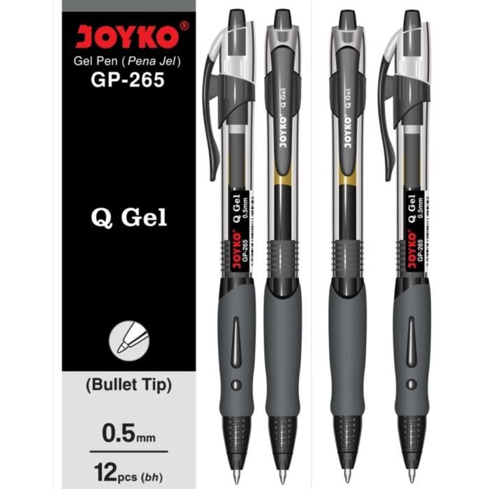 

ID BALLPOINT GEL JOYKO GP-265 0,5 - HITAM (PACK 12 PCS)