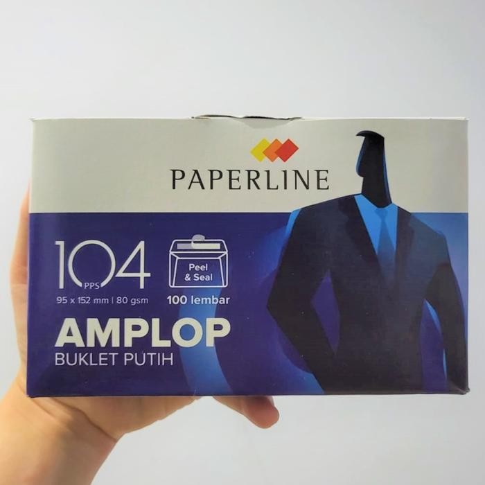 

ID AMPLOP PAPERLINE PUTIH POLOS 104 PPS (AMPLOP KECIL SEDANG)