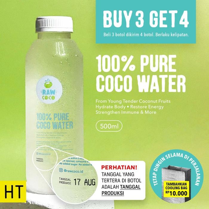 

RAW COCO - COCO WATER 500ML - AIR KELAPA MUDA MURNI