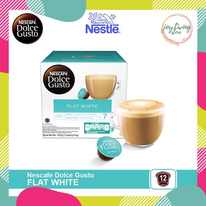 

CAPSULE NDG NESCAFE DOLCE GUSTO FLAT WHITE BOX ORIGINAL NESTLE - KOPI SUSU KAPSUL COFFEE