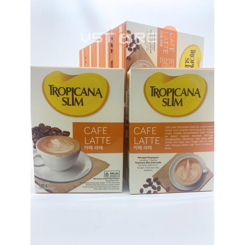

TROPICANA SLIM CAFE LATTE ORIGINAL TROPICANA SLIM CAFE LATTE 10 SACHET 14GR - KOPI SUSU NIKMAT TANPA