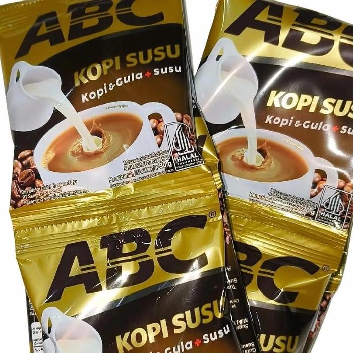 

1 RENCENG (10 SACHET) KOPI ABC SUSU NETT 30 GR