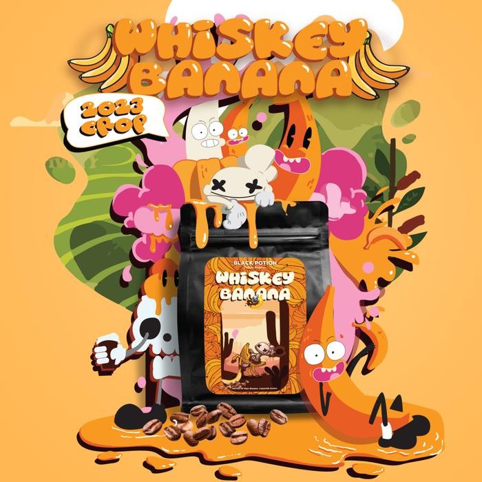 

WHISKEY BANANA (200 GRAM)ROASTED BEANS SPECIALTY COFFEE (NO ALCOHOL)