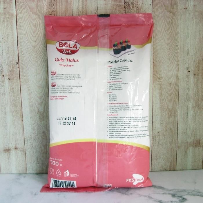 

(Allthebest) BOLA DELI Gula Halus/ Gula Halus Bola Deli Icing Sugar 500g