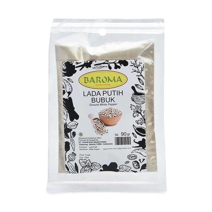 

(Allthebest) Baroma Lada Putih Bubuk Bumbu Halus [90 g] Refill