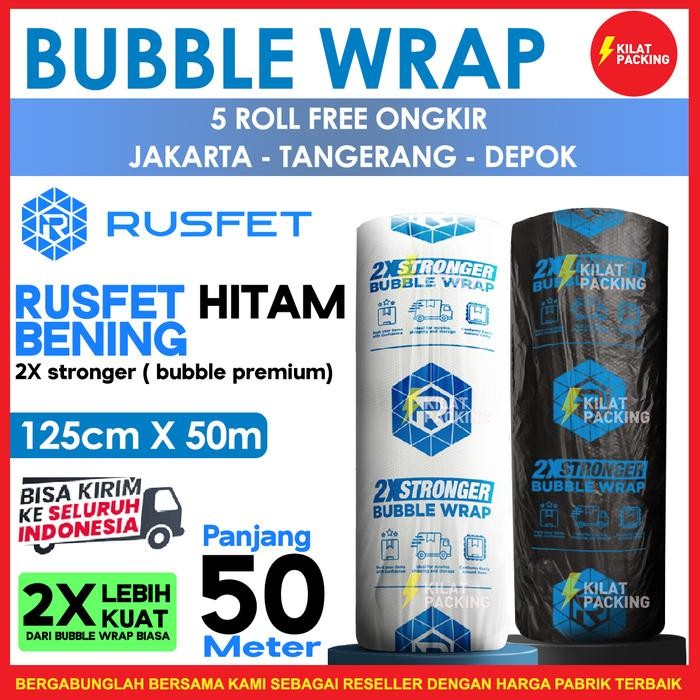 

PLASTIK BUBBLE WRAP BENING TEBAL 125CM X 50M BUBBLE WRAP BENING SUPER