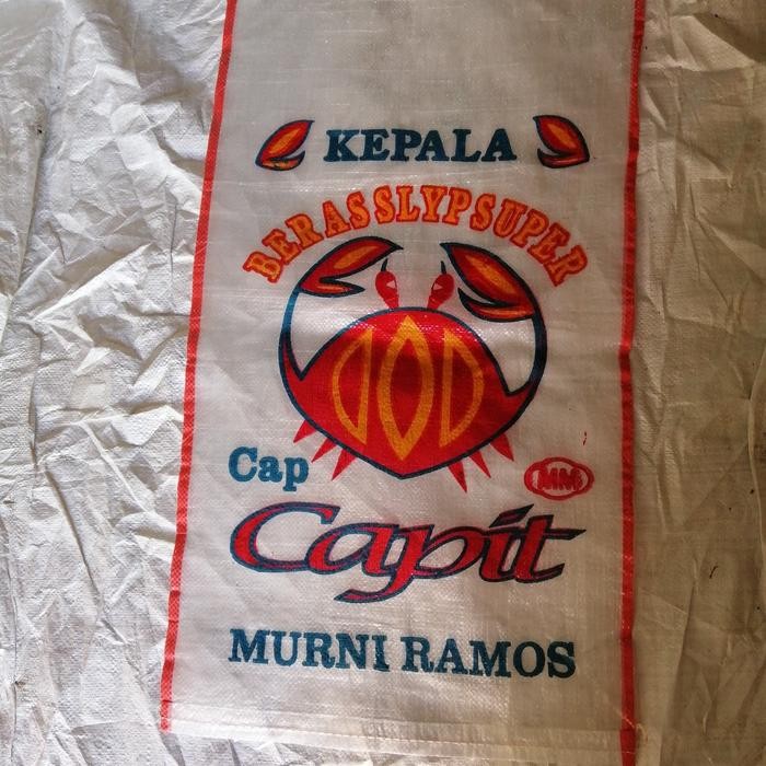 

karung transparan/bening 25 kg cap capit MINIMAL ORDER 5