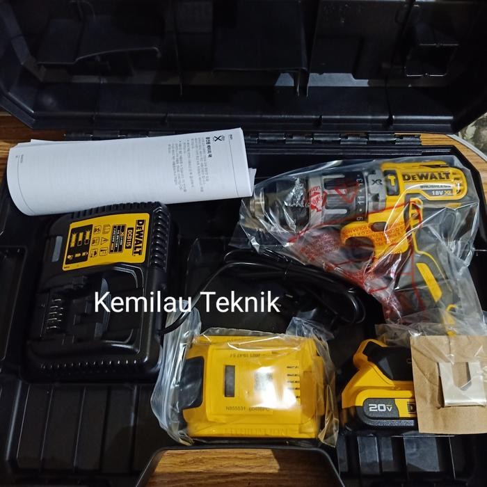 Promo Cordless Hammer Drill 18V Xr Dewalt Bor Tembok Dcd796