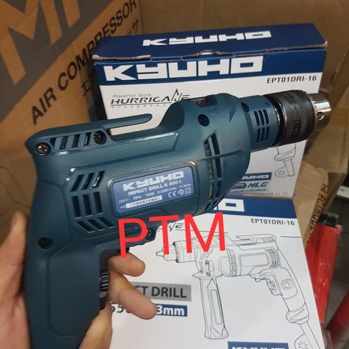 Termurah Mesin Bor Tangan Kyuho K550I - Bor Tembok 13Mm - Impact Drill Kyuho