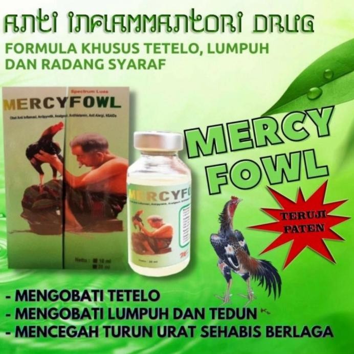 Mercy Fowl Mercyfowl Obat Ayam Sakit Tetelo Saraf Lumpuh Bengkak Arata