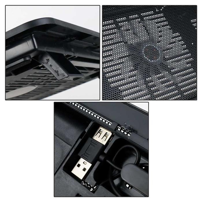 Cooling Pad Kipas Alas Tatakan Pendingin Laptop Notebook Anti Panas