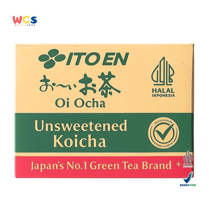 

ITO EN Oi Ocha Unsweetened Koicha Bold Green Tea 500ml x 24 Botol Teh Hijau Jepang Tanpa Gula