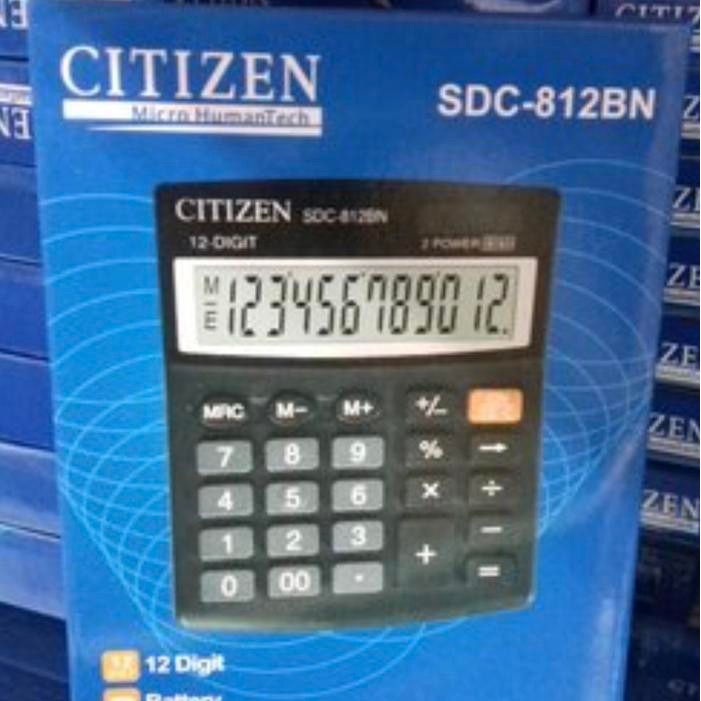 

ID KALKULATOR CITIZEN SDC 812BN 12 DIGIT