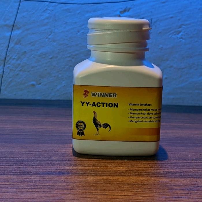 winner action. vitamin ayam berkualitas cap ayam jago
