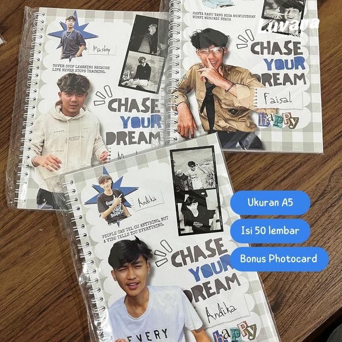 

ID NOTEBOOK A5 BUKU NOTES GSKY - ISI 50 LEMBAR BONUS PHOTOCARD IDOLAMU, PAPER, KERTAS