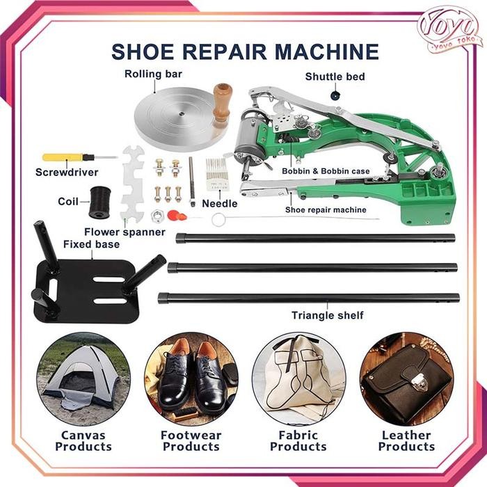 MESIN JAHIT REPARASI SEPATU MESIN JAHIT SOL SEPATU MESIN PERBAIKAN SEPATU SEWING MACHINE MANUAL