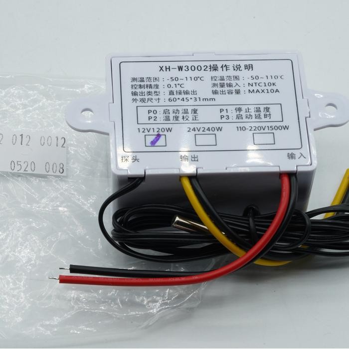 XH-W3002 XH-3002 AC 12V 120W DIGITAL TEMPERATURE CONTROLLER THERMOSTAT
